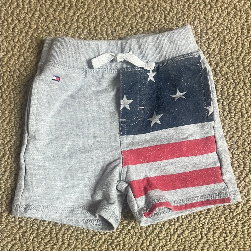 Tommy Hilfiger Gray, Red and Blue shorts